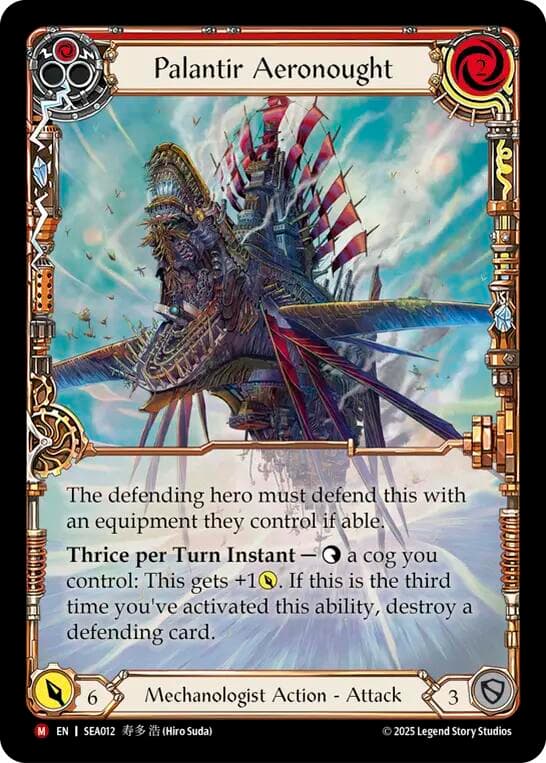 Palantir Aeronought (Extended Art) — High Seas card