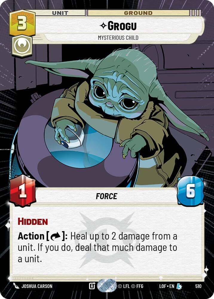 Grogu - Mysterious Child (Hyperspace) — Legends of the Force card