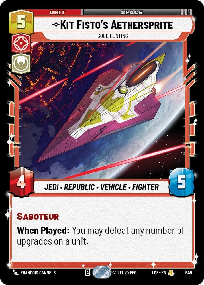 Kit Fisto's Aethersprite - Good Hunting (Foil) — Legends of the Force card