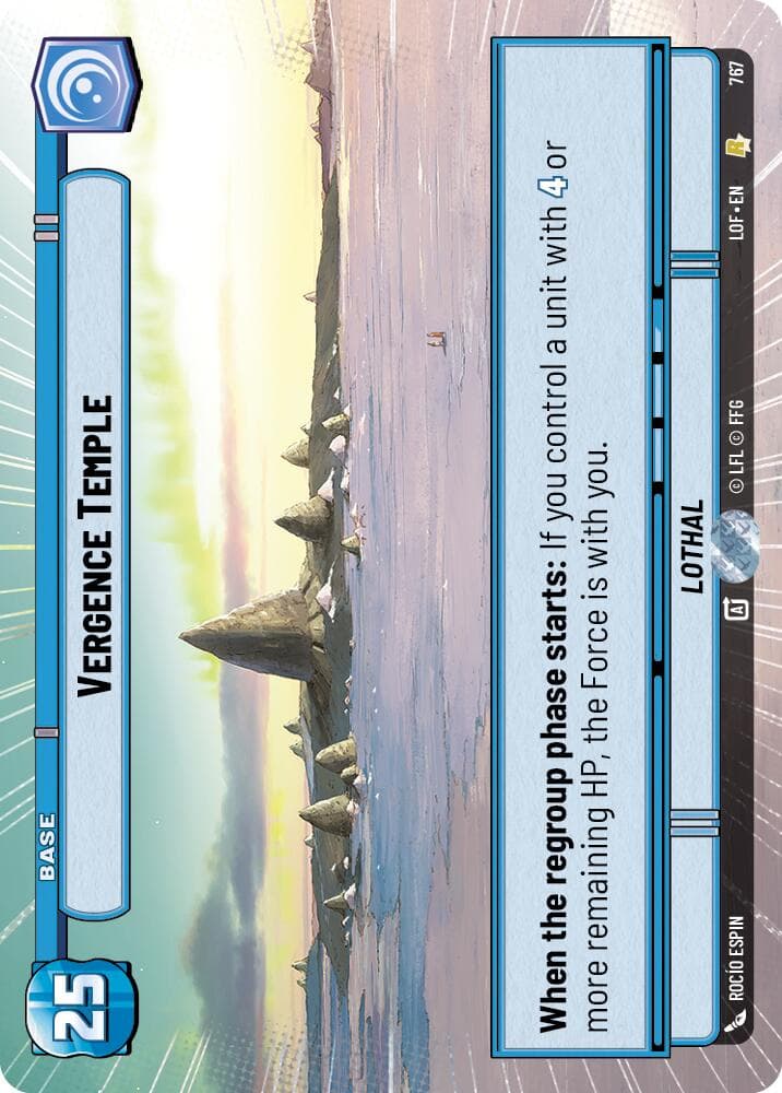 Vergence Temple (Hyperspace Foil) — Legends of the Force card