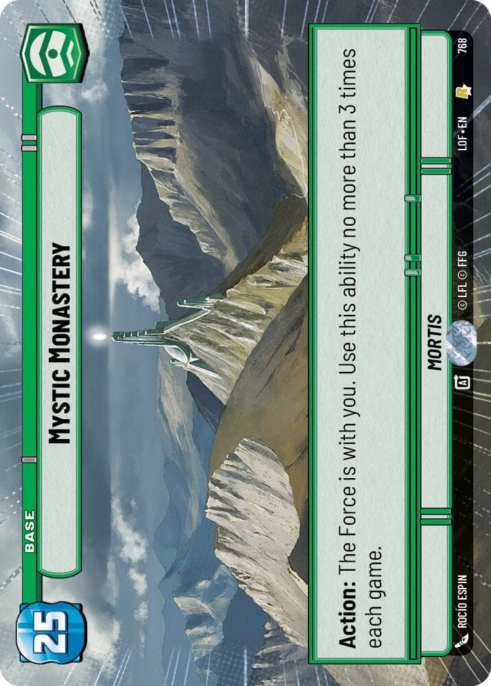 Mystic Monastery (Hyperspace Foil) — Legends of the Force card