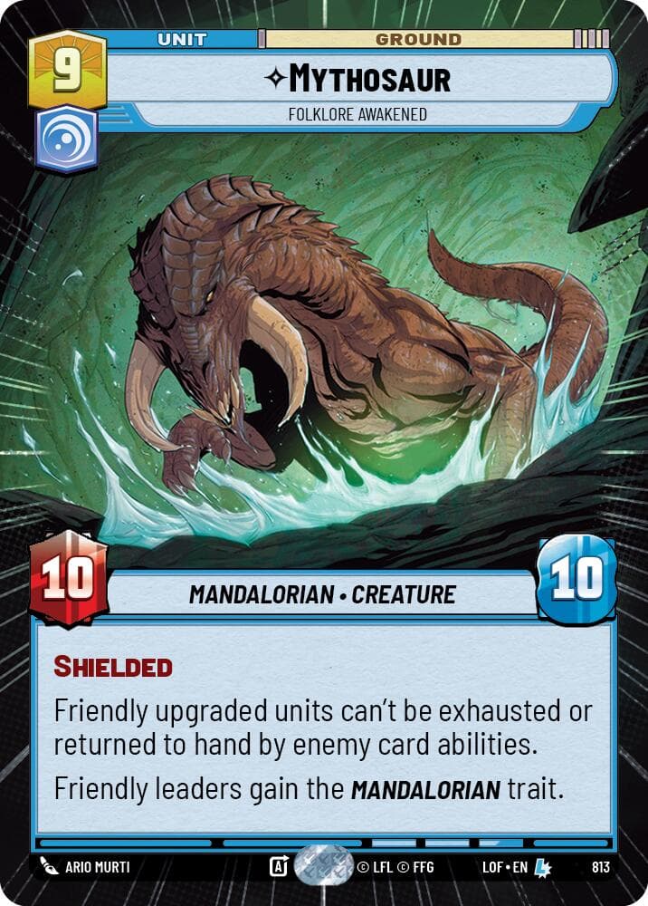 Mythosaur - Folklore Awakened (Hyperspace Foil) — Legends of the Force card