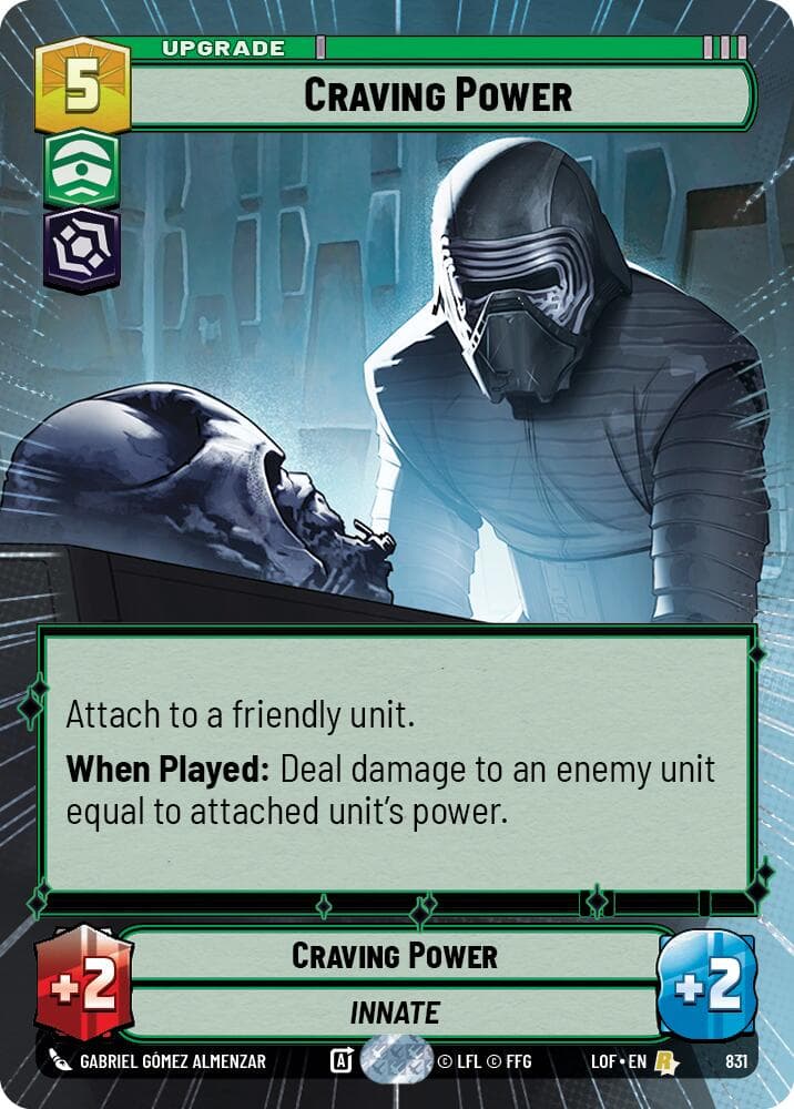 Craving Power (Hyperspace Foil) — Legends of the Force card