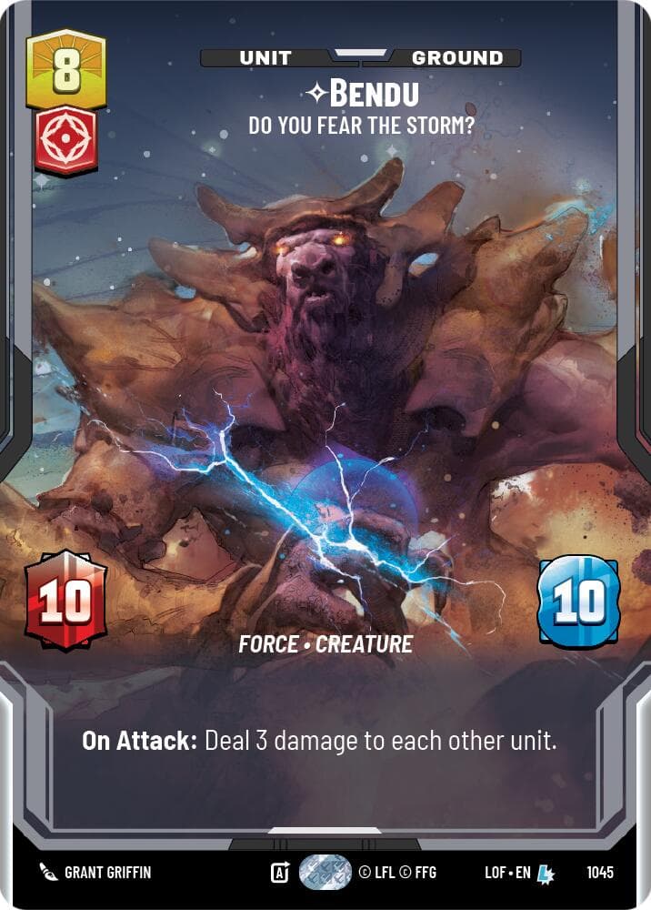 Bendu - Do You Fear the Storm? (Prestige) — Legends of the Force card
