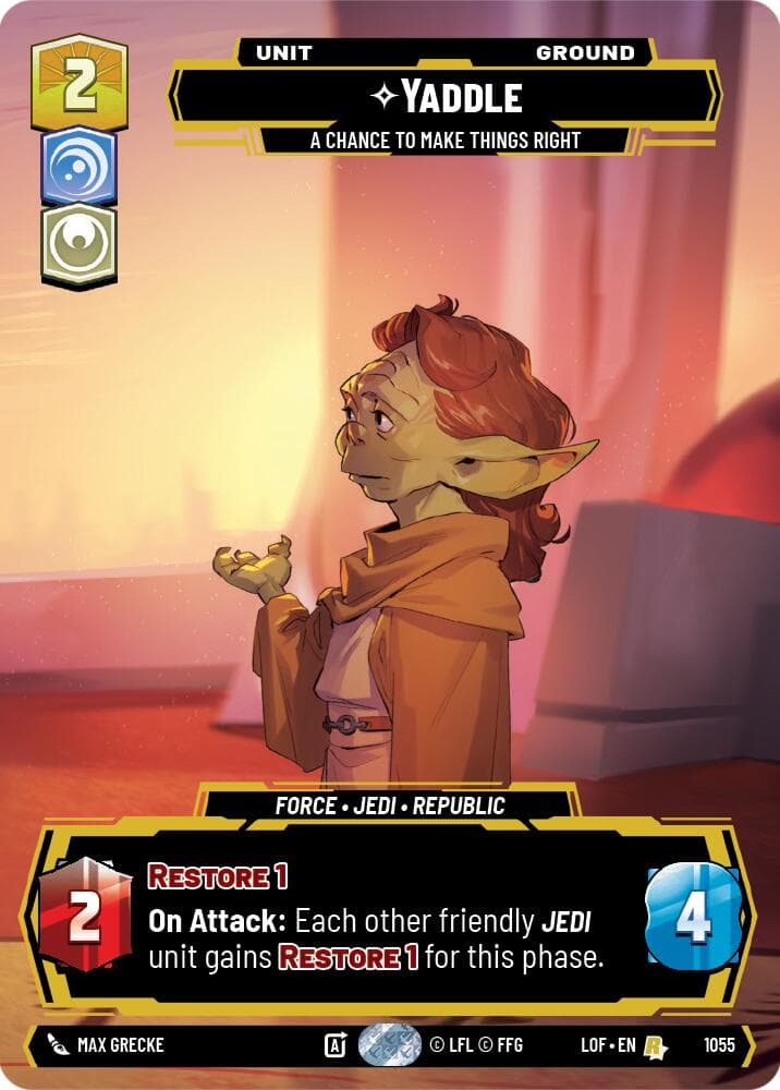 Yaddle - A Chance To Make Things Right (Prestige) — Legends of the Force card