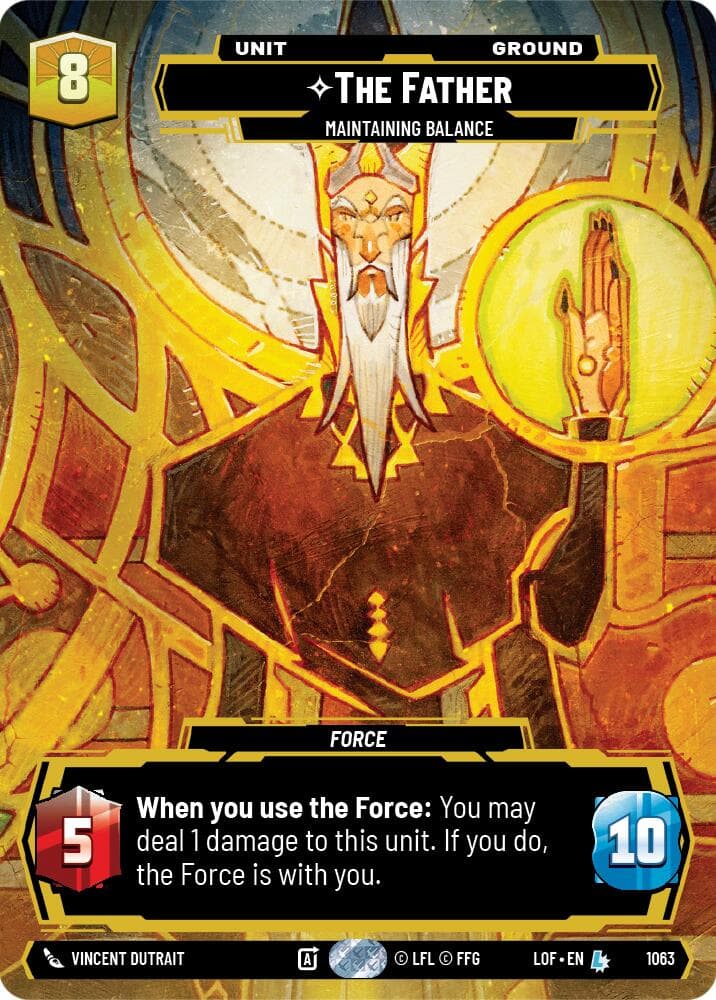 The Father - Maintaining Balance (Prestige) — Legends of the Force card