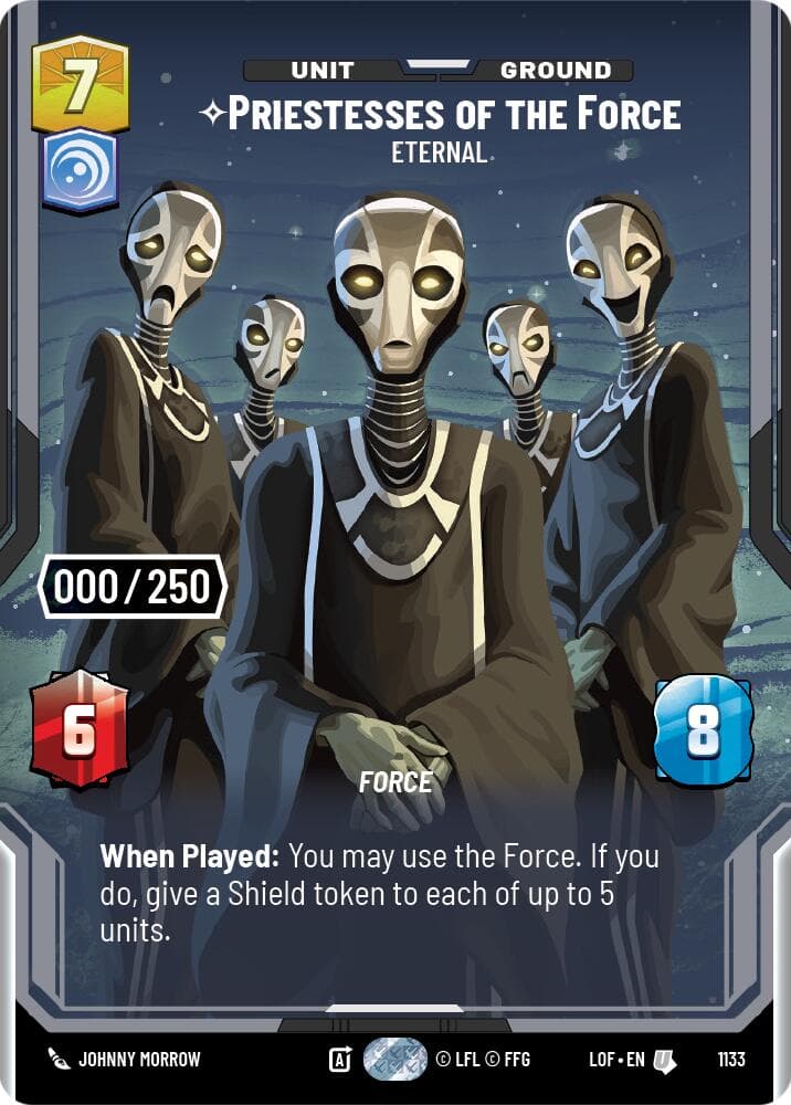 Priestesses of the Force - Eternal (Serialized) — Legends of the Force card