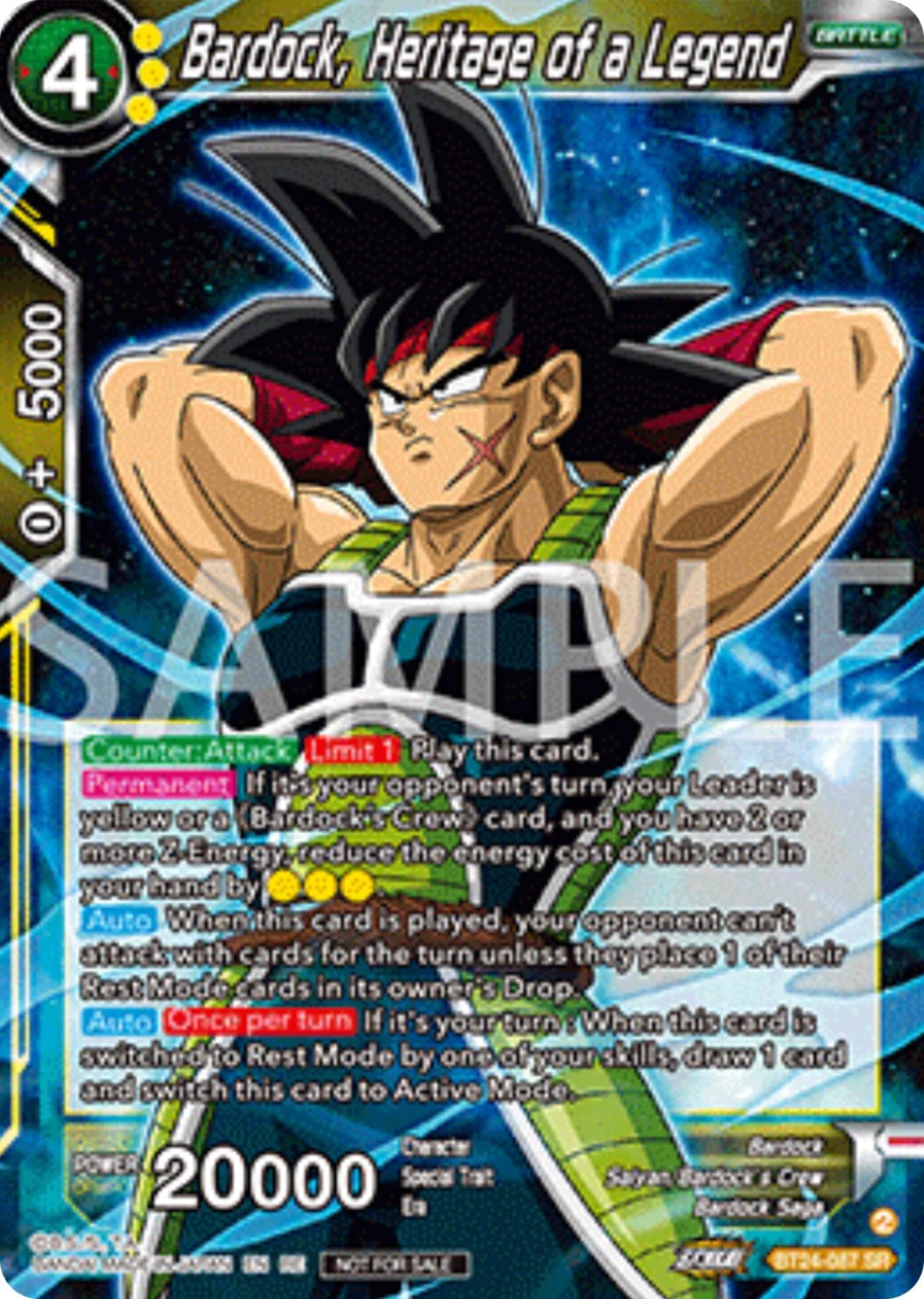 Bardock, Heritage of a Legend (Deluxe Pack 2025 Vol.2) — Promotion Cards card