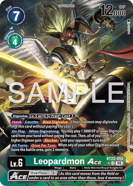 Leopardmon ACE (Alternate Art) — Cyber Eden card