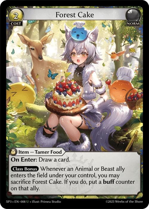 Forest Cake — Supporter Pack 3 card