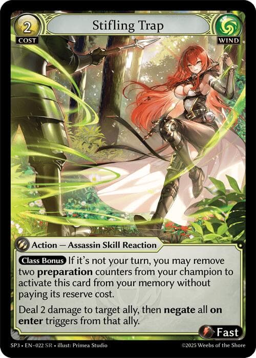 Stifling Trap — Supporter Pack 3 card