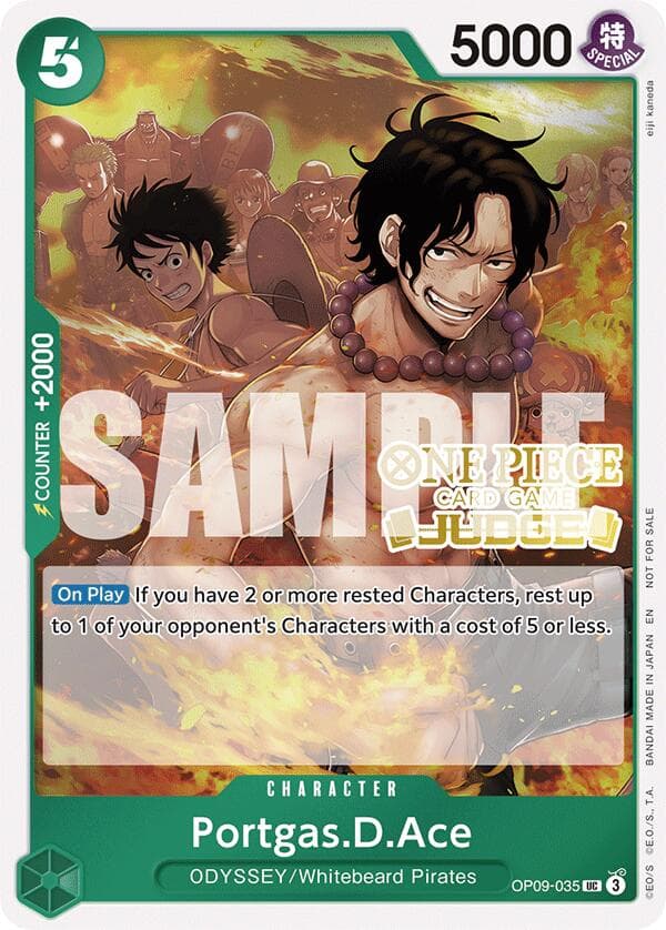 Portgas.D.Ace (Judge Pack Vol. 6) — One Piece Promotion Cards card