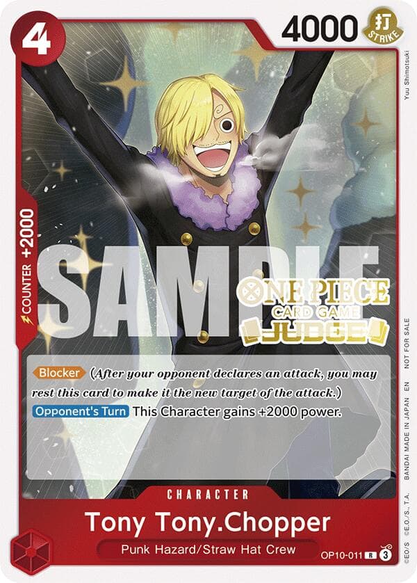 Tony Tony.Chopper (Judge Pack Vol. 6) — One Piece Promotion Cards card