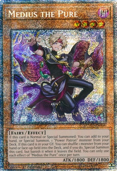 Medius the Pure (Starlight Rare) — Duelist's Advance card