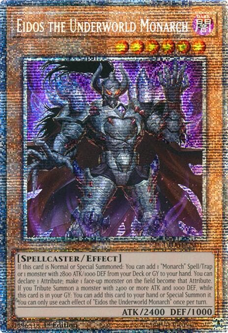 Eidos the Underworld Monarch (Starlight Rare) — Duelist's Advance card