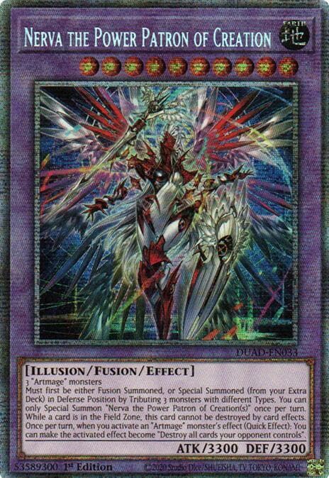 Nerva the Power Patron of Creation (Starlight Rare) — Duelist's Advance card