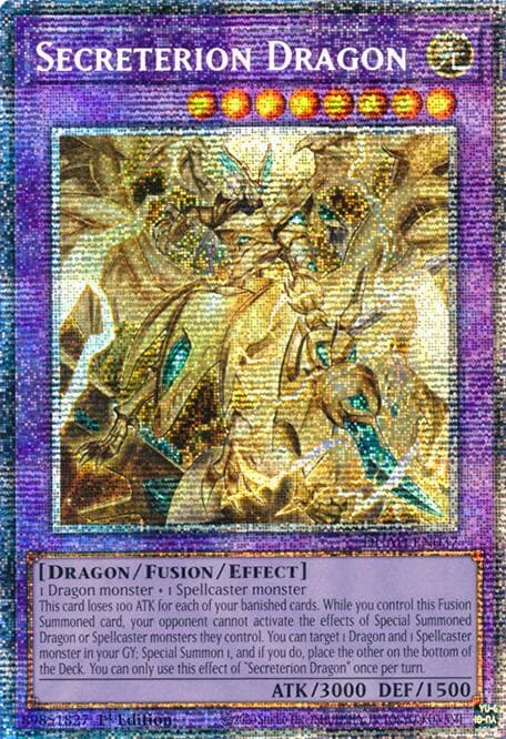Secreterion Dragon (Starlight Rare) — Duelist's Advance card