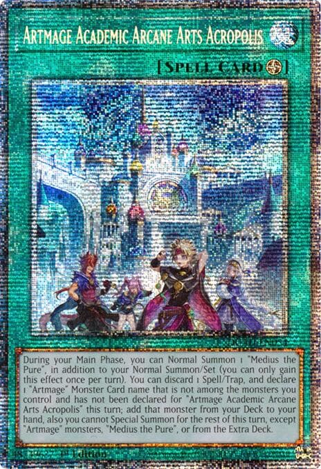 Artmage Academic Arcane Arts Acropolis (Starlight Rare) — Duelist's Advance card