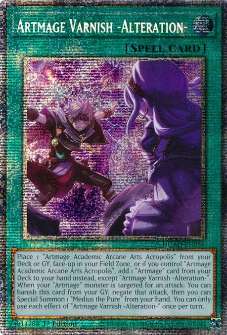 Artmage Varnish -Alteration- (Starlight Rare) — Duelist's Advance card