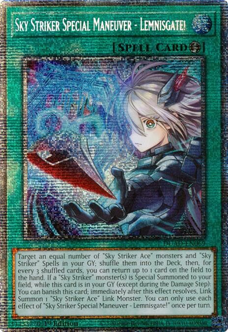 Sky Striker Special Maneuver - Lemnisgate! (Starlight Rare) — Duelist's Advance card