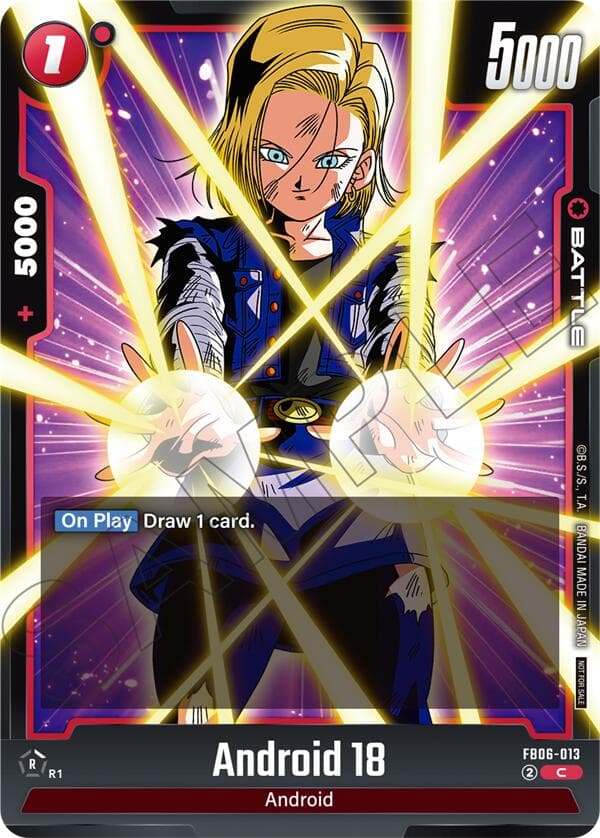Android 18 (Limited Pack 02) — Tournament and Championship Promos card