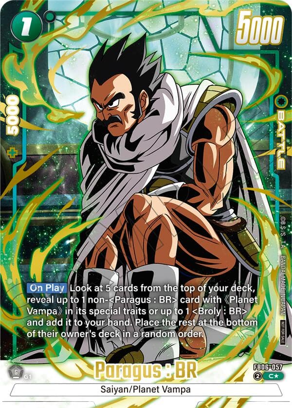 Paragus : BR (Limited Pack 02) (Alternate Art) — Tournament and Championship Promos card
