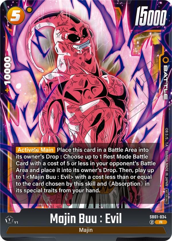 Majin Buu : Evil (Limited Pack 02) — Tournament and Championship Promos card