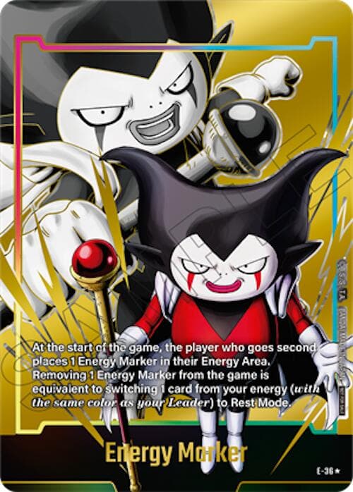 Energy Marker (E-36) (Gold) — Fusion World Energy Markers card