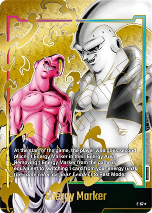 Energy Marker (E-67) (Gold) — Fusion World Energy Markers card