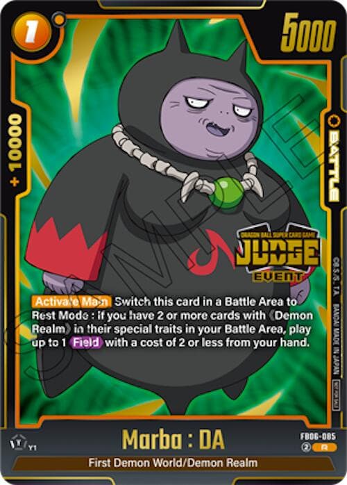 Marba : DA (Judge Pack (Event Judge) 04) — Tournament and Championship Promos card