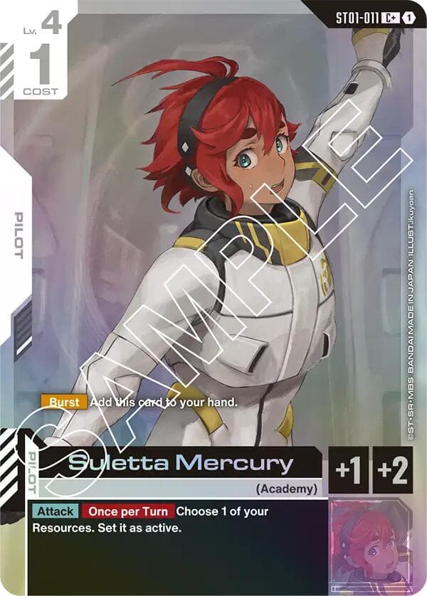 Suletta Mercury (C+) — Starter Deck 01: Heroic Beginnings card