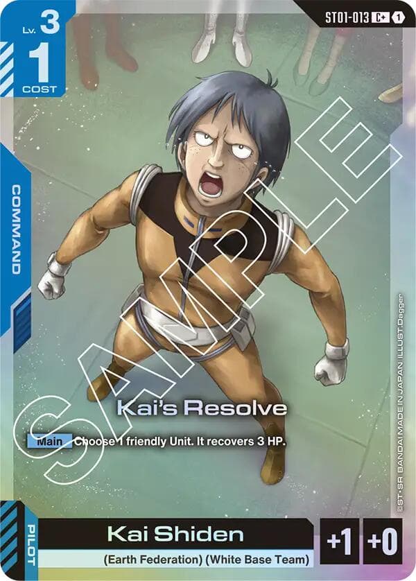 Kai's Resolve (C+) — Starter Deck 01: Heroic Beginnings card