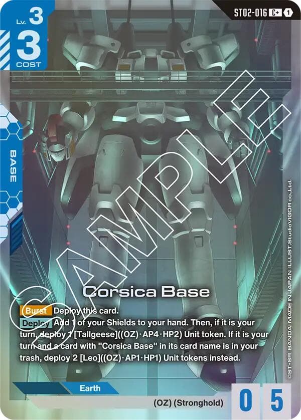 Corsica Base (C+) — Starter Deck 02: Wings of Advance card