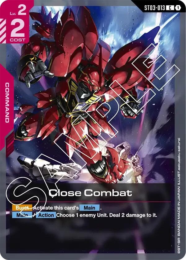 Close Combat — Starter Deck 03: Zeon's Rush card