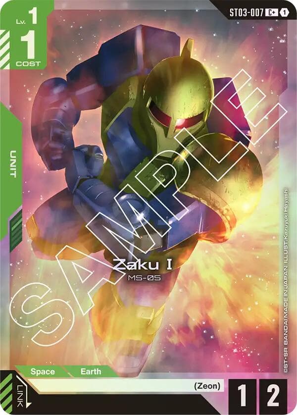 Zaku I (C+) — Starter Deck 03: Zeon's Rush card