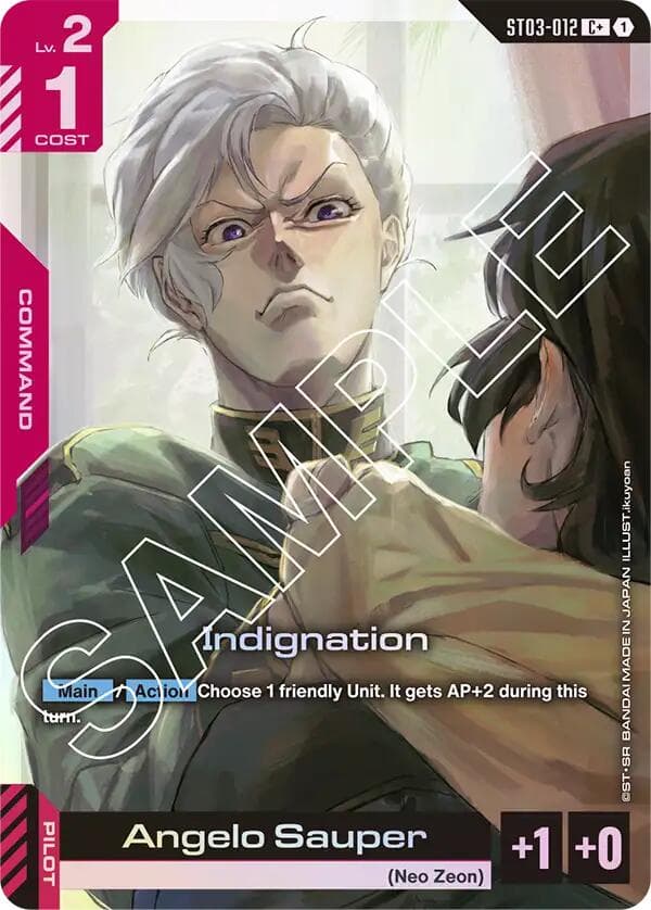 Indignation (C+) — Starter Deck 03: Zeon's Rush card