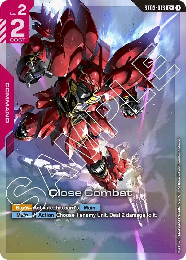 Close Combat (C+) — Starter Deck 03: Zeon's Rush card