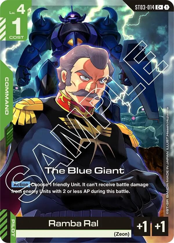 The Blue Giant (C+) — Starter Deck 03: Zeon's Rush card