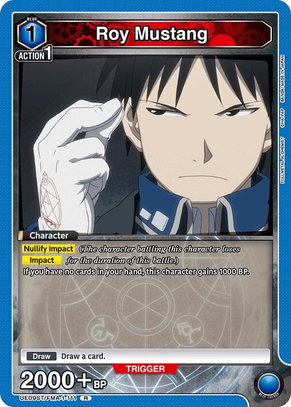 Roy Mustang (111) — UE09ST: FULLMETAL ALCHEMIST Starter Deck card