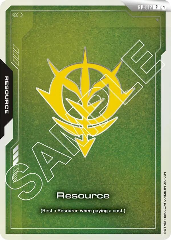 Resource (RP-012) (Zeon Force) — Promotional Resource Tokens card