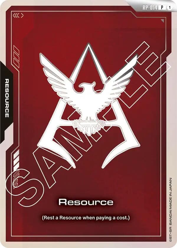 Resource (RP-014) (Char Aznable Emblem) — Promotional Resource Tokens card