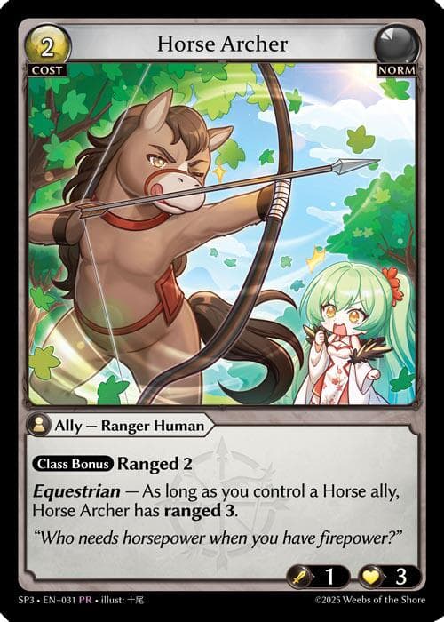 Horse Archer — Supporter Pack 3 card