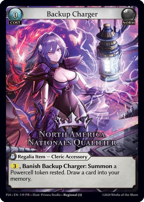Backup Charger (North America Nationals Qualifier) — Region Exclusive Promotional Cards card