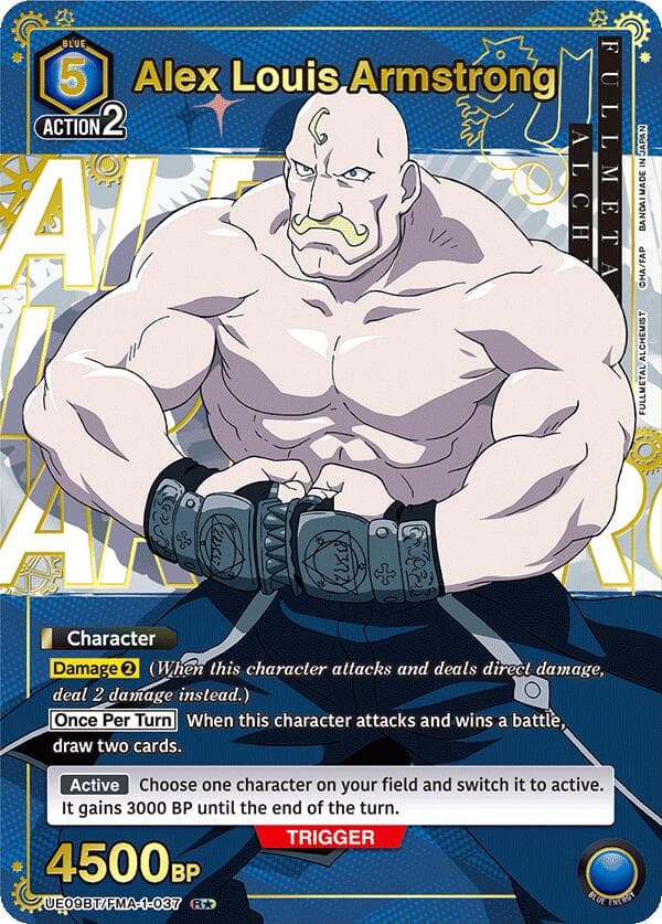 Alex Louis Armstrong (037) (R*) — UE09BT: FULLMETAL ALCHEMIST card