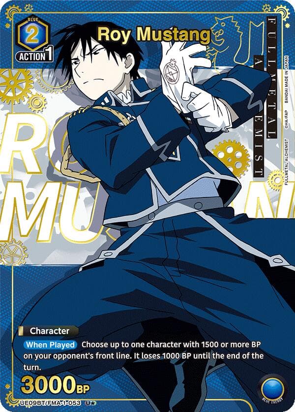 Roy Mustang (053) (U*) — UE09BT: FULLMETAL ALCHEMIST card