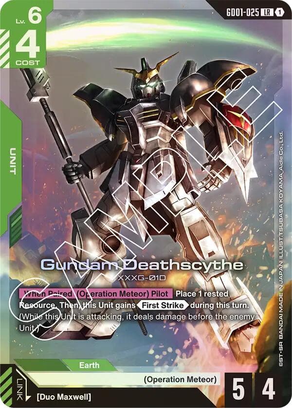 Gundam Deathscythe (GD01-025) — Newtype Rising card