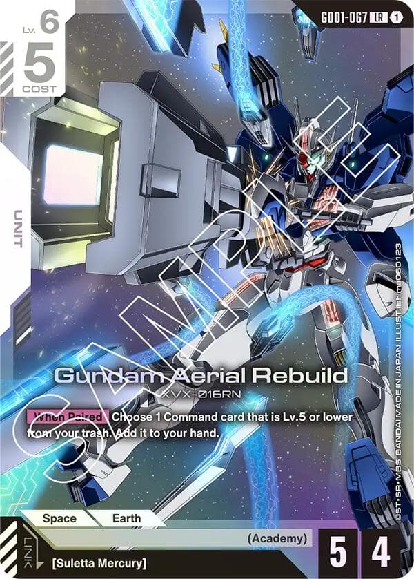 Gundam Aerial Rebuild — Newtype Rising card