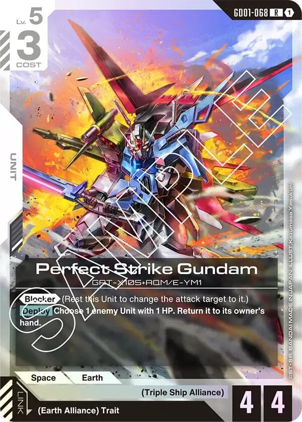 Perfect Strike Gundam — Newtype Rising card