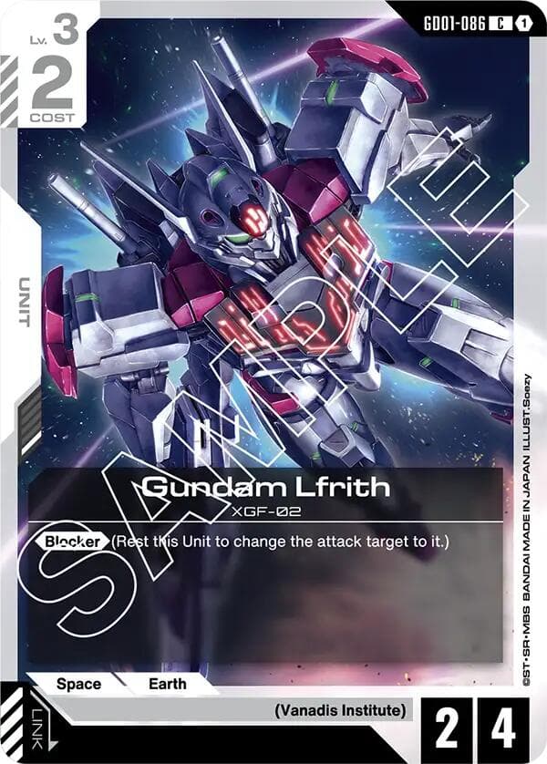 Gundam Lfrith — Newtype Rising card