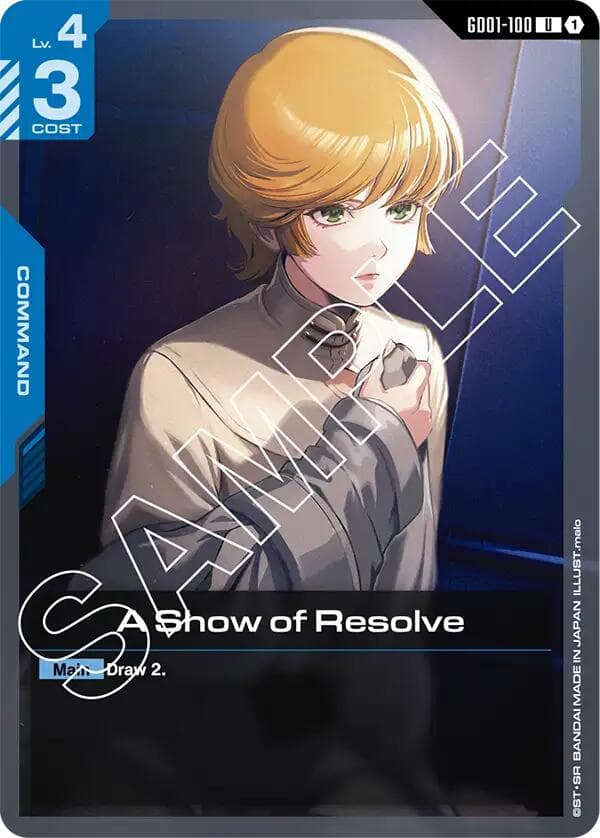 A Show of Resolve — Newtype Rising card